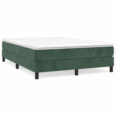 vidaXL Giroletto Verde Scuro 140x190 cm in Velluto