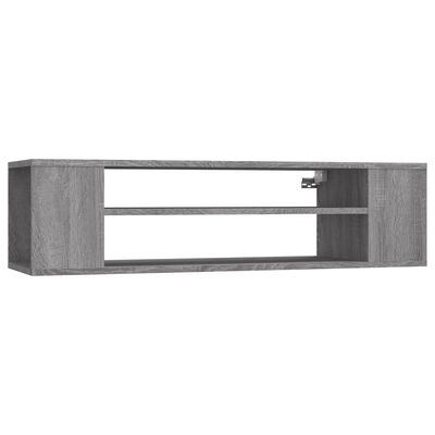 vidaXL Pensile Porta TV Grigio Sonoma 100x30x26,5 cm Legno Multistrato