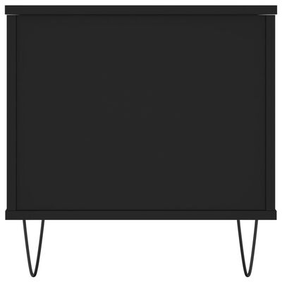 vidaXL Tavolino da Salotto Nero 90x44,5x45 cm in Legno Multistrato