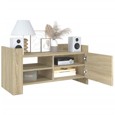 vidaXL Mobile Porta TV Rovere Sonoma 80x35x40 cm in Legno Multistrato