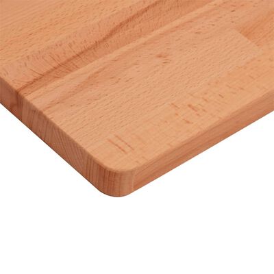 vidaXL Piano per Tavolo 40x40x1,5 cm Quadrato Legno Massello di Faggio