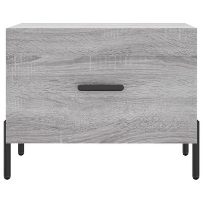 vidaXL Tavolino da Salotto Grigio Sonoma 50x50x40 cm Legno Multistrato