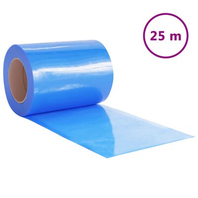 vidaXL Tenda per Porte Blu 300 mm x 2,6 mm 25 m in PVC