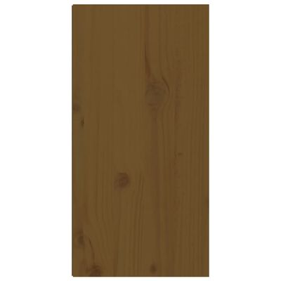 vidaXL Pensili 2 pz Marrone ambra 80x30x35cm in Legno Massello di Pino