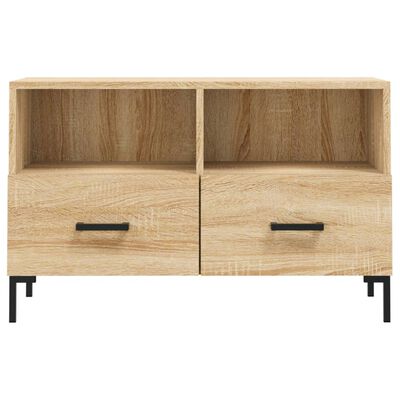 vidaXL Mobile per TV Rovere Sonoma 80x36x50 cm Legno Multistrato