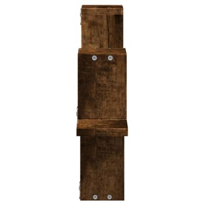 vidaXL Mensola a Muro Rovere Fumo 104,5x10x43 cm Legno Multistrato