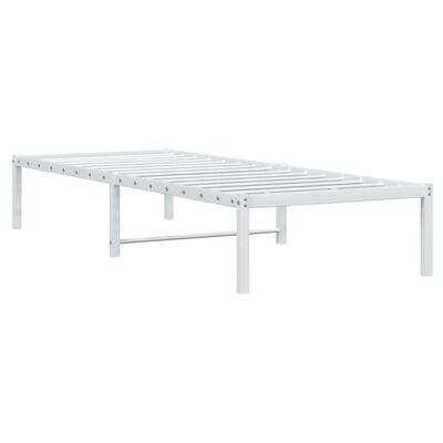 vidaXL Giroletto in Metallo Bianco 80x200 cm