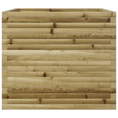 vidaXL Fioriera da Giardino 80x80x68,5 cm in Legno di Pino Impregnato