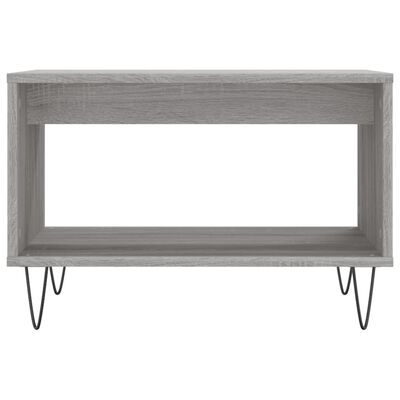 vidaXL Tavolino da Salotto Grigio Sonoma 60x50x40 cm Legno Multistrato