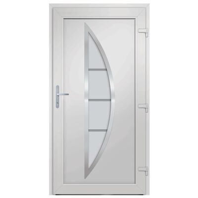 vidaXL Porta Ingresso Bianca 98x208 cm in PVC