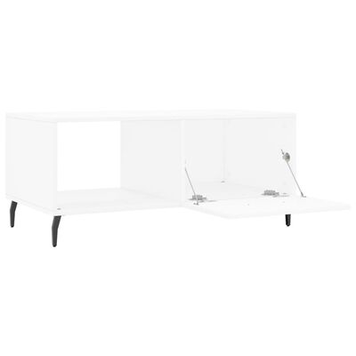 vidaXL Tavolino da Salotto Bianco 90x50x40 cm in Legno Multistrato