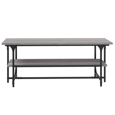 vidaXL Tavolino da Salotto grigio sonoma 100x50x40cm Legno Multistrato