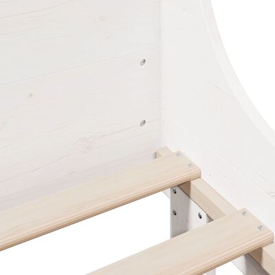 vidaXL Letto senza Materasso Bianco 150x200 cm Legno Massello di Pino