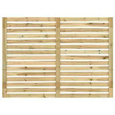 vidaXL Pannello di Recinzione da Giardino in Legno di Pino 180x180 cm