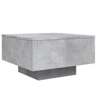 vidaXL Tavolino da Salotto Grigio Cemento 55x55x31cm Legno Multistrato