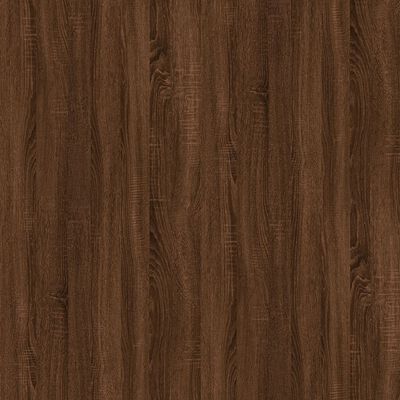 vidaXL Tavolino Salotto Rovere Marrone 100x50,5x35cm Legno Multistrato