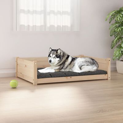 vidaXL Cuccia per Cani 105,5x75,5x28 cm in Legno Massello di Pino