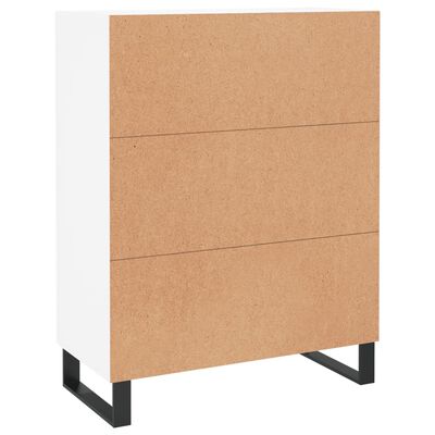 vidaXL Credenza Bianca 69,5x34x90 cm in Legno Multistrato