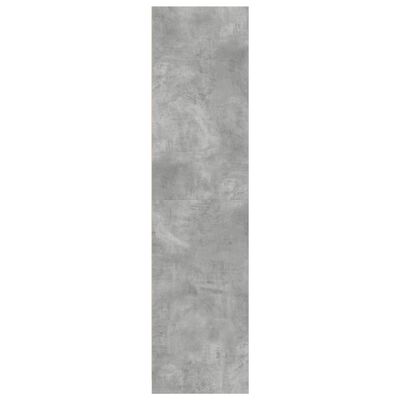 vidaXL Armadio Grigio Cemento 30x50x200 cm in Legno Multistrato