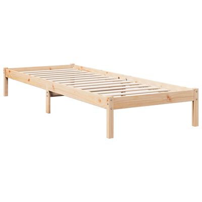 vidaXL Letto Extra Lungo senza Materasso 180x200 cm in Legno di Pino