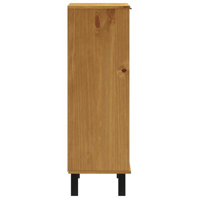 vidaXL Scarpiera FLAM 59,5x35x107 cm in Legno Massello di Pino