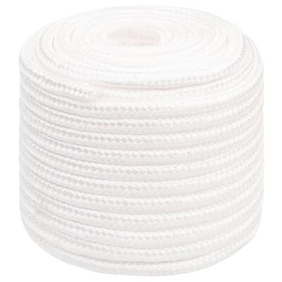 vidaXL Corda Nautica Completamente Bianca 16 mm 100 m in Polipropilene