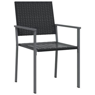 vidaXL Set da Pranzo da Giardino 5 pz in Polyrattan e Acciaio