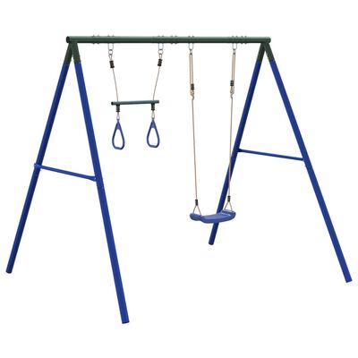 vidaXL Set Gioco da Esterno con Altalena e Trapezio