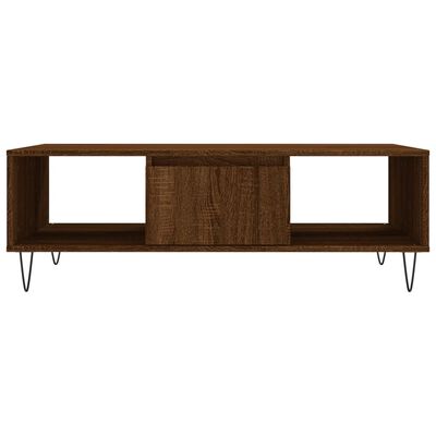 vidaXL Tavolino Salotto Rovere Marrone 104x60x35 cm Legno Multistrato