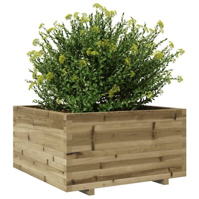 vidaXL Fioriera da Giardino 90x90x49,5 cm in Legno di Pino Impregnato