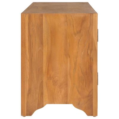 vidaXL Mobile TV 115x30x40 cm in Legno Massello di Teak