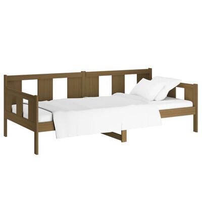 vidaXL Dormeuse Ambra in Legno Massello di Pino 80x200 cm