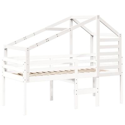 vidaXL Tetto per Letto Bambini Bianco 188x82x113cm Legno Massello Pino