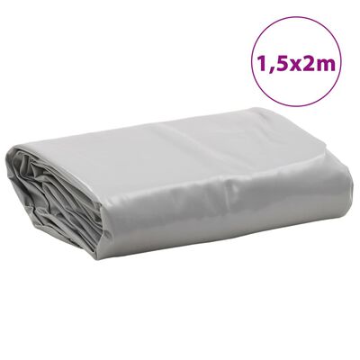 vidaXL Telone Grigio 1,5x2 m 650 g/m²