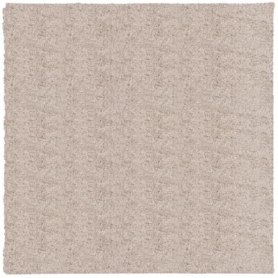 vidaXL Tappeto Shaggy PAMPLONA a Pelo Lungo Moderno Beige 240x240 cm