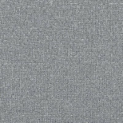 vidaXL Giroletto a Molle con Materasso Grigio Chiaro 80x200 cm Tessuto