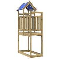 vidaXL Torre da Gioco 110,5x52,5x215 cm in Legno di Pino Impregnato