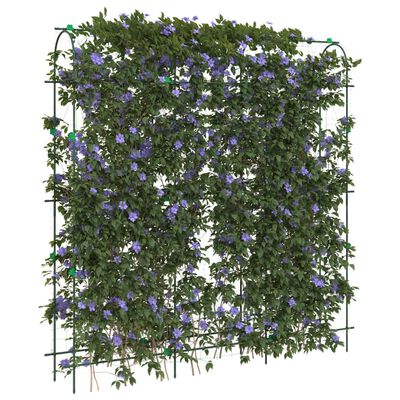 vidaXL Traliccio Giardino per Rampicanti Telaio U 181x31x182,5 Acciaio