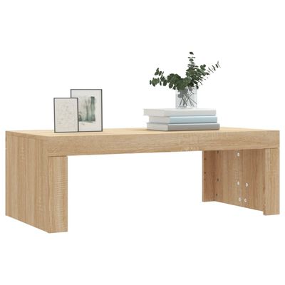 vidaXL Tavolino da Salotto Rovere Sonoma 102x50x36cm Legno Multistrato