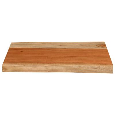 vidaXL Piano Tavolo 50x40x3,8 cm Rettangolare Legno Acacia Bordi Vivi