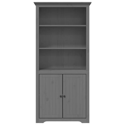 vidaXL Libreria BODO 82x40x173 cm in Legno Massello di Pino Grigio