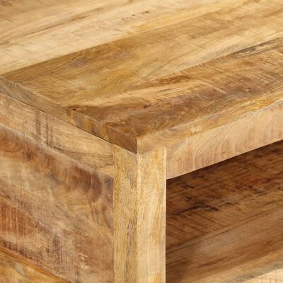 vidaXL Tavolino da Salotto 80x55x30 cm in Legno Massello di Mango