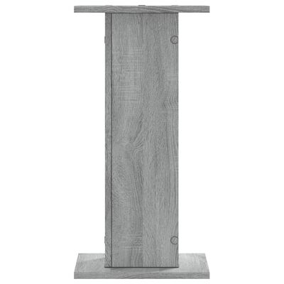 vidaXL Supporti per Piante 2 pz Grigio Sonoma 30x30x60cm in Truciolato