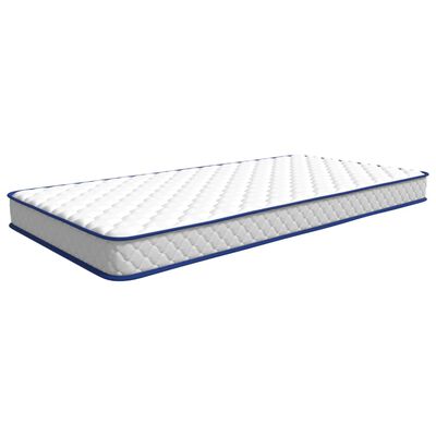 vidaXL Materasso Viscoelastico Bianco 100x200x17 cm