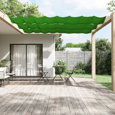 vidaXL Paravento Verticale Verde Chiaro 60x600 cm in Tessuto Oxford