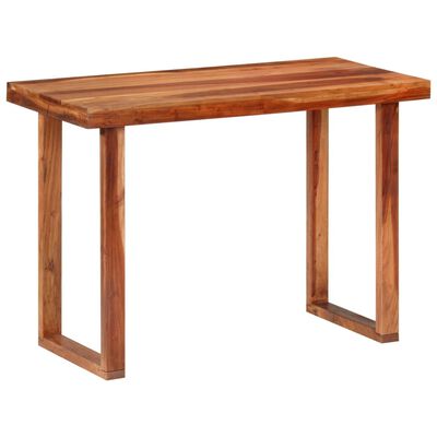 vidaXL Tavolo da Pranzo 110x50x76 cm Legno Massello di Acacia