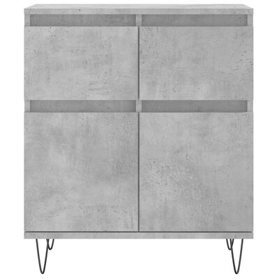 vidaXL Credenza Grigio Cemento 60x35x70 cm in Legno Multistrato