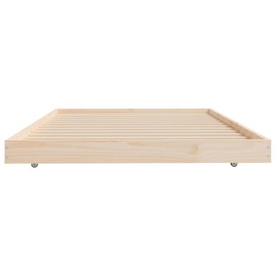 vidaXL Giroletto senza Materasso 90x200 cm in Legno Massello di Pino