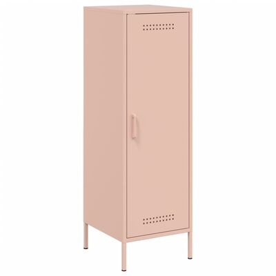 vidaXL Credenza Rosa 36x39x113 cm in Acciaio