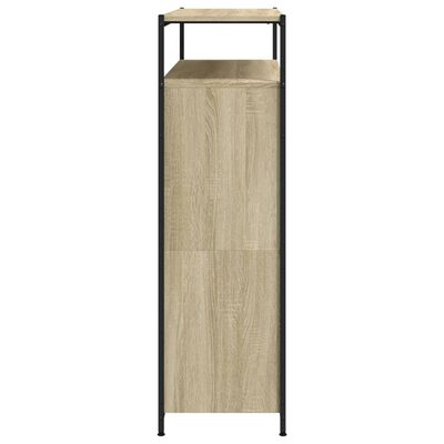 vidaXL Scarpiera 4 Cassetti Ribaltabili Rovere Sonoma 100x34x112 cm